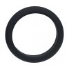 Wide O Silicone Cockring - L - 42mm - Black
